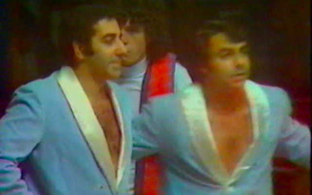Les catcheurs français Georges Cohen et Gaston Doukhan. (Crédit : Capture d’écran / Alpra.blogspot.com / DR)