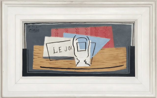 La peinture « Nature Morte » de Pablo Picasso. (Crédit : 1picasso100euros.com)