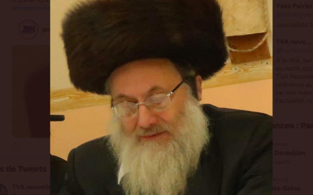 Abraham Kraus. (Crédit : Jewish Breaking News / Instagram)