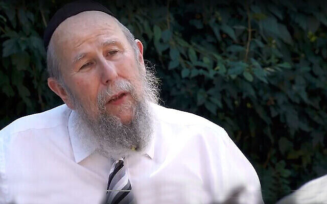 Le rabbin Yehuda Yaakov Refson. (Autorisation : Chabad.org)