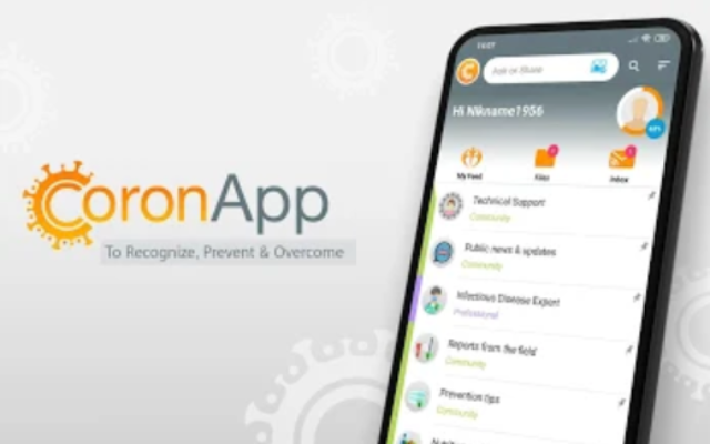 CoronApp, l'application du ministère de la Santé en Israël, pour une mise à jour régulière des informations liées au coronavirus. (Autorisation) CoronApp, l'application du ministère de la Santé en Israël, pour une mise à jour régulière des informations liées au coronavirus. (Autorisation)