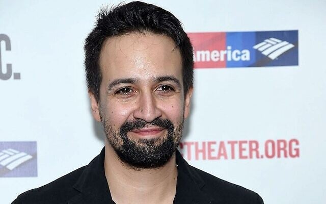 Lin-Manuel Miranda au  Public Theater de New York City le 20 février 2018. (Crédit : Jamie McCarthy/Getty Images via JTA)