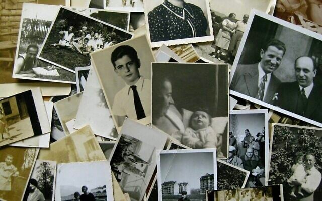 Photos de famille d'Otto Ullman (Crédit : Elisabeth Åsbrink)