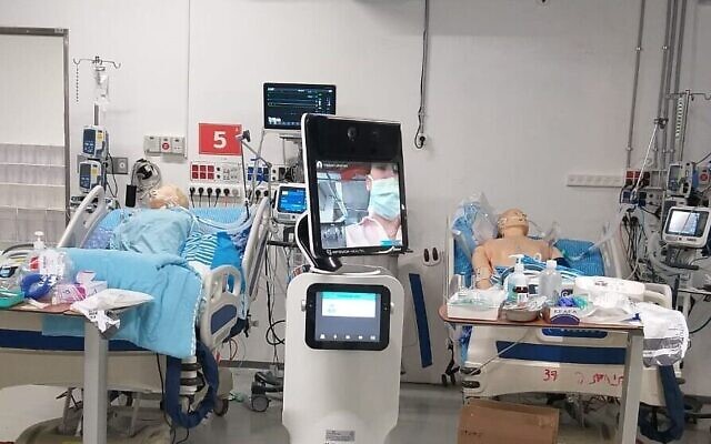 Des lits dans une nouvelle unité de soins intensifs du coronavirus à l'hôpital Sheba. (Autorisation) Des lits dans une nouvelle unité de soins intensifs du coronavirus à l'hôpital Sheba. (Autorisation)