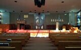 Le synagogue Anshai Emeth à Peoria, dans l'Illinois (Crédit : Facebook via JTA)