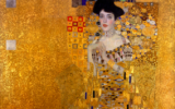 Le « Portrait d'Adèle Bloch Bauer » intitulé aussi « La dame en Or » de Gustav Klimt. (Crédit : Gustav Klimt / Domaine public)