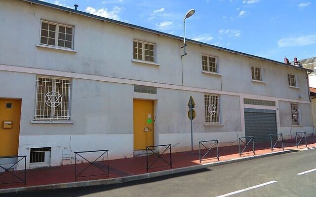 La synagogue de Limoges. (Crédit : Aimelaime / Creative Commons Attribution)