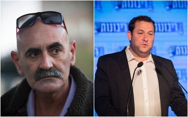 Le président du Conseil de Yesha David Elhayani (gauche) et le président du Conseil régional de Samarie Yossi Dagan. (Flash90) Le président du Conseil de Yesha David Elhayani (gauche) et le président du Conseil régional de Samarie Yossi Dagan. (Flash90)