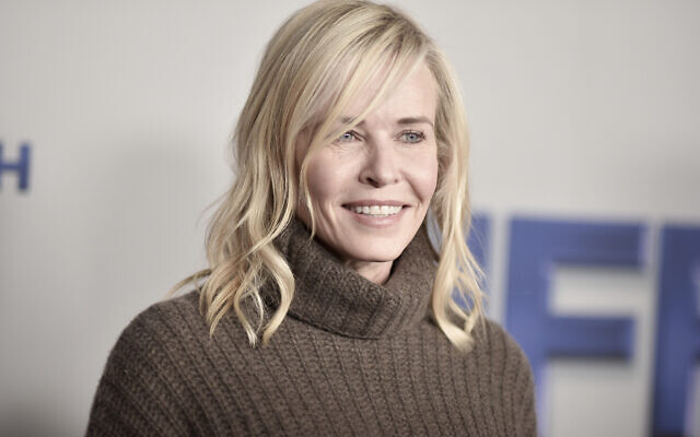 Chelsea Handler lors de la projection de "Black Mitzvah" au SLS Hotel de Los Angeles, le 3 décembre 2019 (Crédit : Richard Shotwell/Invision/AP) Chelsea Handler lors de la projection de "Black Mitzvah" au SLS Hotel de Los Angeles, le 3 décembre 2019 (Crédit : Richard Shotwell/Invision/AP)