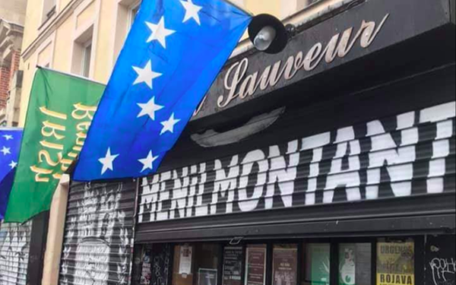 La façade du bar Le Saint-Sauveur, à Ménilmontant, à Paris. (Crédit : Saint Sauveur / Facebook)