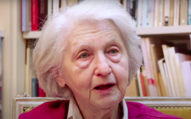 Hanna Kamieniecki, résistante juive et communiste de Paris. (Crédit : Ville de Paris / YouTube)