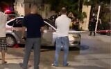 Illustration : Capture écran d'une vidéo sur les lieux d'une fusillade mortelle dans la ville arabe du nord du pays de Jatt, le 18 juin 2020. (Crédit : Ynet)