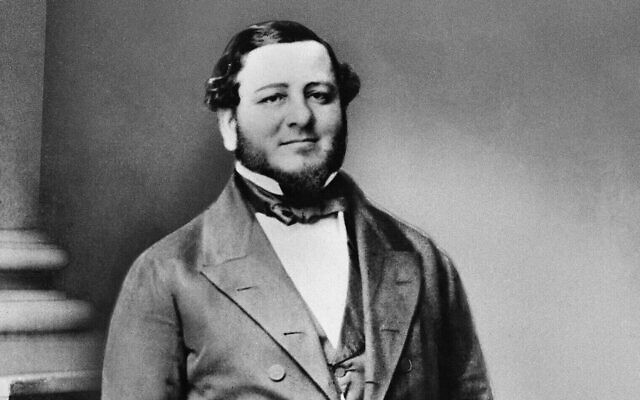 L'ancien Secrétaire d'Etat pour les Confédérés, Judah Benjamin, est photographié dans sa nouvelle carrière d'avocat, date inconnue. (AP Photo)