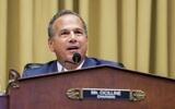 David Cicilline, le président du sous-comité sur la concurrence s'exprime lors d'une audience tenue à Rayburn House au Capitol Hill à Washington, DC le 29 juillet 2020. (Photo par Graeme JENNINGS / POOL / AFP)