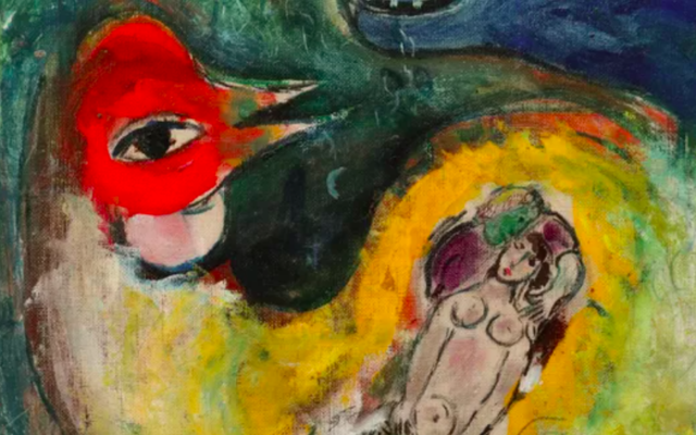 "Coq aux amoureux", étude, 1947-1950. (Crédit : Thierry-Lannon et Associés)