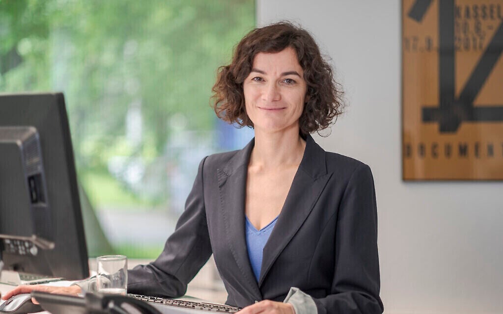 La directrice des Archives Arolsen, Floriane Azoulay (Crédit : Johanna Gross)