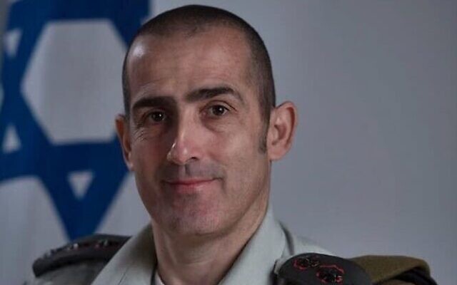 Le colonel Doron Ben-Barak, qui a été nommé pour servir au poste de prochain censeur militaire, le 9 juillet 2020 (Armée israélienne) Le colonel Doron Ben-Barak, qui a été nommé pour servir au poste de prochain censeur militaire, le 9 juillet 2020 (Armée israélienne)