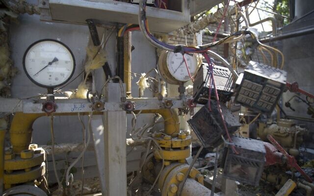 Une photographie prise le 7 juillet 2020 montre le site d'une explosion d'une usine d'oxygène dans la ville de
Baqershahr, au sud de la capitale Tehéran (Mehdi KHANLARI / FARS NEWS / AFP) Une photographie prise le 7 juillet 2020 montre le site d'une explosion d'une usine d'oxygène dans la ville de
Baqershahr, au sud de la capitale Tehéran (Mehdi KHANLARI / FARS NEWS / AFP)
