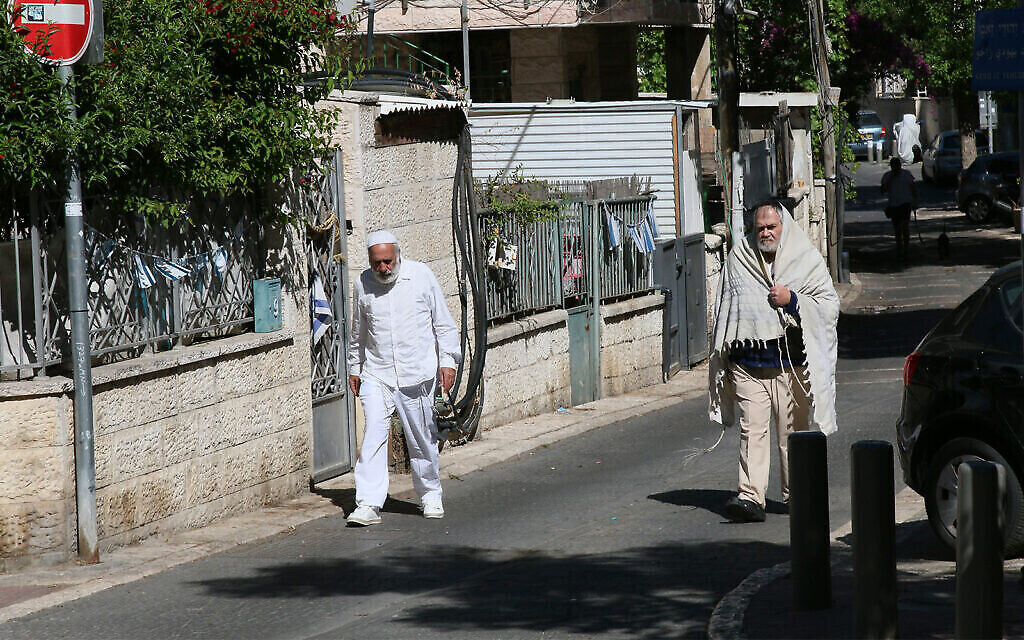 Barashi street à Jérusalem, qui porte le nom d' Yitzhak Barashi, rabbin né au Kurdistan qui a combattu pendant la guerre de l'Indépendance (Crédit : Shmuel Bar-Am)