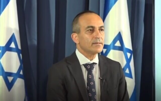 Le professeur Ronni Gamzu lors d'une conférence de presse, le 28 juillet 2020 (Caqpture d'écran YouTube) Le professeur Ronni Gamzu lors d'une conférence de presse, le 28 juillet 2020 (Caqpture d'écran YouTube)