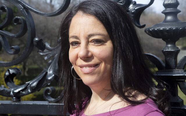 Amy Klein à New York le 8 mars 2020 (Crédit : Mira Zaki)
