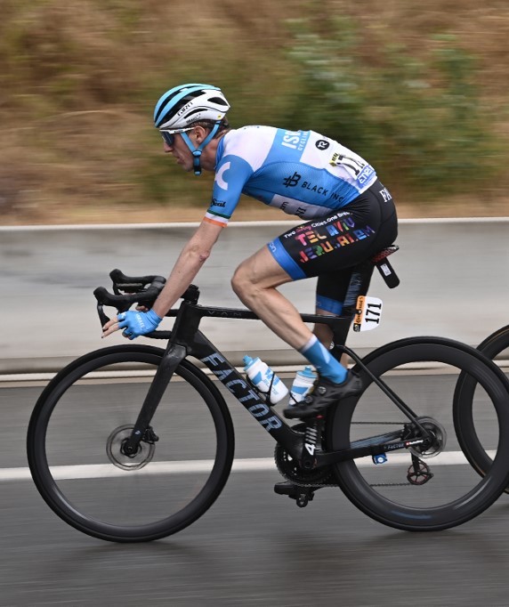 Daniel Martin de l’équipe Israel Start-Up Nation lors de la 1ère étape de la 107e édition de la course cycliste du Tour de France, le 29 août 2020. (Crédit : Anne-Christine POUJOULAT / AFP)