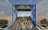 Illustration : Présentation virtuelle du pavillon israélien à l'Expo 2020 à Dubaï. (Crédit : Capture d'écran)
