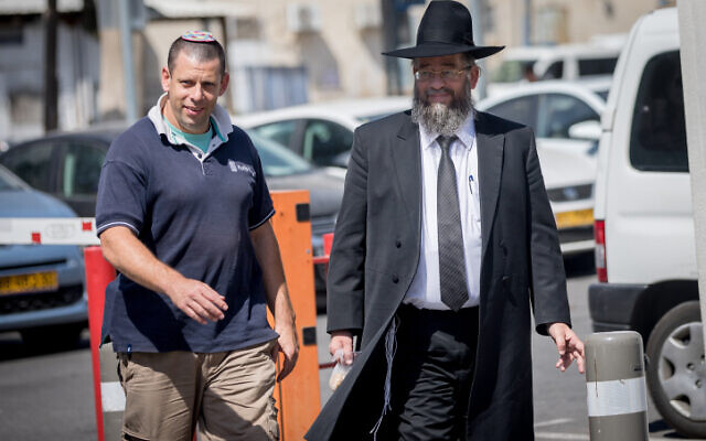 Rabbi Avraham Yeshayahu Haber, fondateur de Matnat Chaim, à Jérusalem, le 25 septembre 2017 (Crédit : Yonatan Sindel/Flash90)