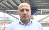 Ayman Sayyaf, chef de l'administration de lutte du coronavirus pour la population arabe au ministère de l'Intérieur (Capture d'écran : Ynet)