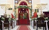 La synagogue Ben Zakaï à Montpellier. (Crédit : Consistoire de Montpellier)