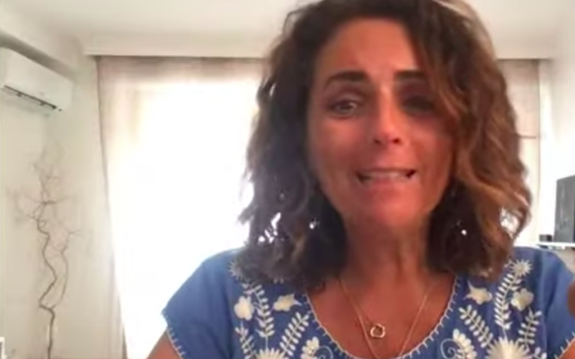 Valérie Benaïm. (Crédit : Capture d'écran YouTube)