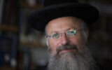 Le rabbin Shmuel Eliyahu en 2013. (Flash90/Yonatan Sindel)