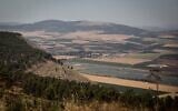 Vue de la vallée de Jezreel depuis le mont Gilboa, dans le nord d'Israël, le 21 mai 2016. (Hadas Parush/Flash90)