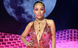 Doja Cat aux MTV Video Music Awards 2020, diffusés le dimanche 30 août 2020. (Frazer Harrison / Getty Images pour RCA via JTA)