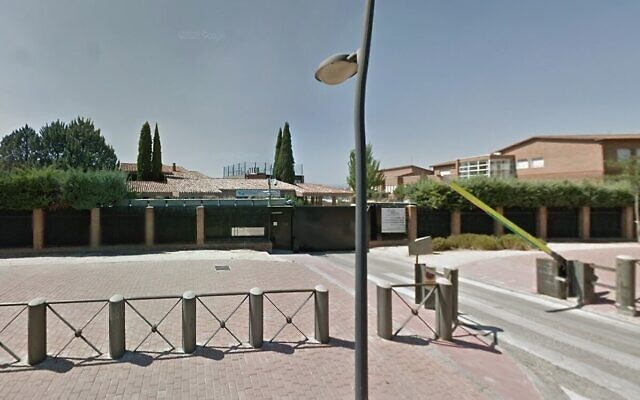 Capture d'écran de l'école Ibn Gabirol à Madrid, Espagne. (Google Maps)