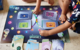 Le jeu de société Roboboss. (Crédit : Université de Tel Aviv)