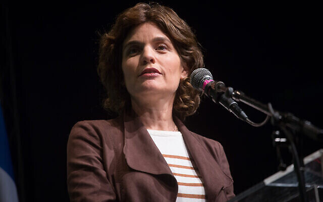 La députée Meretz Tamar Zandberg participe à une conférence du parti à Tel Aviv, le 14 janvier 2020. (Miriam Alster/Flash90) La députée Meretz Tamar Zandberg participe à une conférence du parti à Tel Aviv, le 14 janvier 2020. (Miriam Alster/Flash90)
