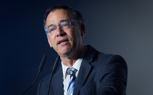 L'ancien procureur général de l'État, Shai Nitzan, s'exprime lors de la conférence Calcalist à Tel Aviv, le 31 décembre 2019. (Miriam Alster/FLASH90) L'ancien procureur général de l'État, Shai Nitzan, s'exprime lors de la conférence Calcalist à Tel Aviv, le 31 décembre 2019. (Miriam Alster/FLASH90)