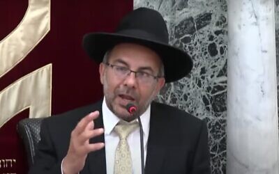 Yaakov Avitan. (Capture d'écran : YouTube)