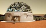 Une image illustrative de la start-up israélienne Aleph Farms de BioFarm qui espère s'installer sur la Lune ou sur Mars, dans le cadre d'un consortium avec les agences spatiales, pour cultiver de la viande sur place. (Autorisation)