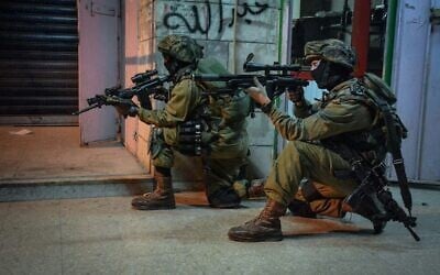 Illustration : Des soldats de l'unité d'élite Duvdevan lors d'un exercice, sur une photo non datée. (Crédit : Armée israélienne)