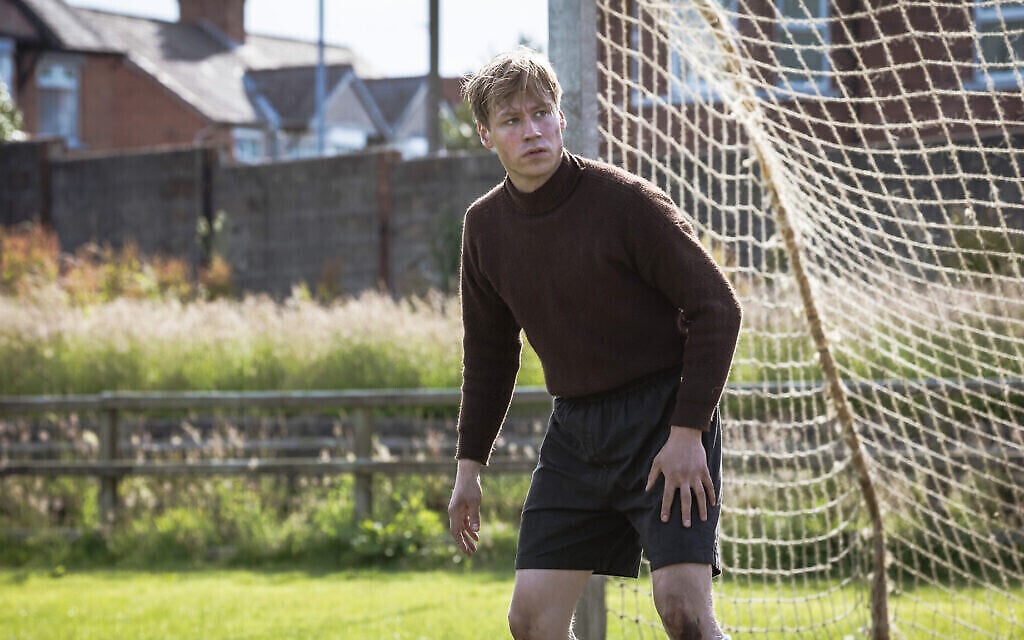 David Kross dans le rôle de Bert Trautmann dans "The Keeper" (Jürgen Olczyk/Menemsha Films)