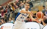 Yam Madar lors d'un match contre l'Argentine en Allemagne, le 2 avril 2018. (Crédit : CC BY-SA Sven Mandel/Wikipedia)