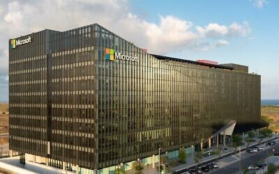 Le nouveau campus de Microsoft à Herzliya, Israël, inauguré en novembre 2020. (Amit Geron)
