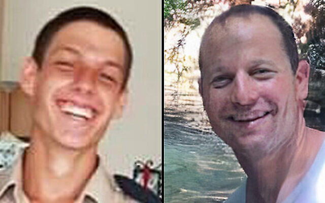 Les victimes d'un accident d'avion de l'armée israélienne le 24 novembre 2020 : le commandant Itai Zayden (à droite) et le caporal Lihu Ben-Bassa (à gauche). (Crédit : Facebook)
