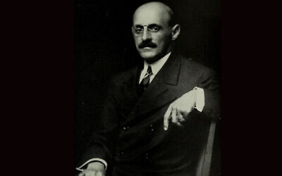 Abraham Flexner, considéré comme le "père" de l’enseignement médical moderne. (Crédit : Wikimedia commons via JTA)