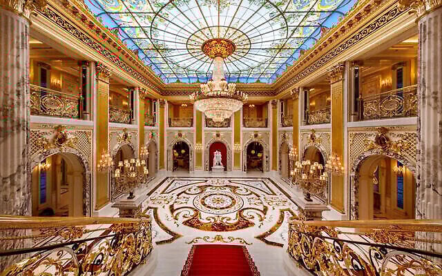 Un manoir à vendre pour 845 millions de shekels à Césarée. (Crédit : Sotheby International Realty)