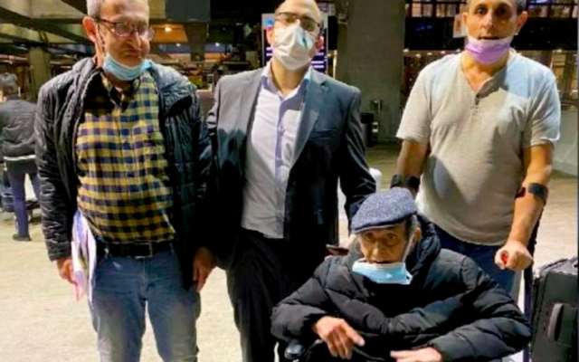 Meir Halimi durant son voyage en Israël. (Crédit : Qualita)