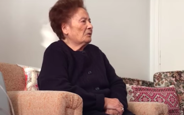 Esther Cohen. (Capture d’écran YouTube / Jewish Museum of Greece)