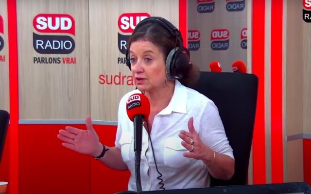 Elisabeth Lévy. (Crédit : Capture d’écran YouTube / Sud Radio)